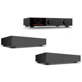   Audiolab 9000Q + 2 x 9000P előerősítő + mono végerősítő, szettben - fekete