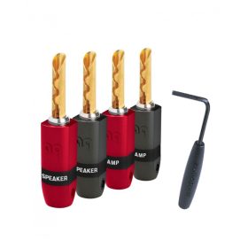   AudioQuest SureGrip 300 BFA aranyozott banándugó szett (4 db)