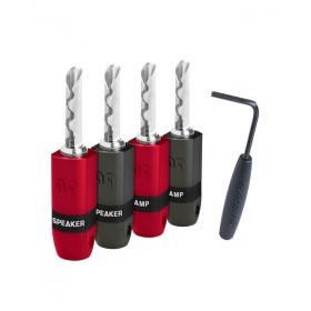   AudioQuest SureGrip 300 BFA ezüstözött banándugó szett (4 db)