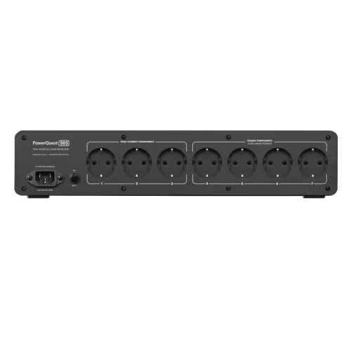 AudioQuest PowerQuest 505 hálózati szűrő - fekete 