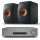 Cambridge CXA81 MKII sztereó erősítő + KEF LS50 Meta polc hangfal - szettben(szürke/fekete)