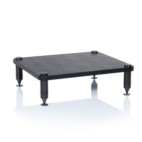   NorStone Como II audiofil készüléktartó állvány - fekete bőr