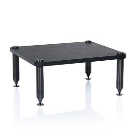   NorStone Como III audiofil készüléktartó állvány - fekete bőr