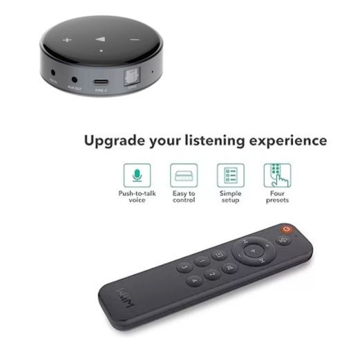 WiiM Mini hálózati audio lejátszó + WiiM Remote távvezérlő, szettben