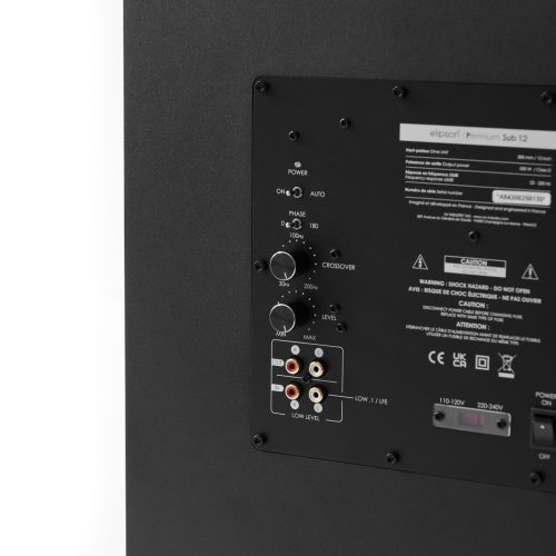 Elipson Prémium SUB 12 - fekete 