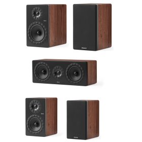 Elipson Prestige Facet II 8B 5.0 hangfalszett - dió(fekete)