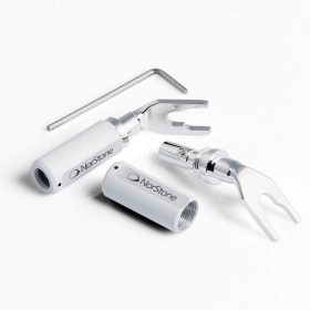   NorStone Jura Spade ezüstözött high-end villás csatlakozó szett (4 db)