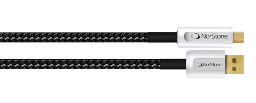 NorStone Jura USB A-B ezüstözött összekötő kábel - 1,5M