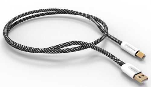 NorStone Jura USB A-B ezüstözött összekötő kábel - 3,0M