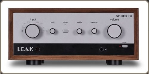LEAK Stereo 130 sztereó erősítő + Wharfedale Denton hangfal szettben, dió/dió