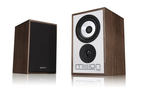Mission 778X sztereó erősítő + Mission 750 hangfal, szettben - ezüst/dió