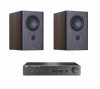 NAD C 316BEE v.2 sztereó erősítő + Mission LX-3 MKII hangfal szettben, fekete/dió 