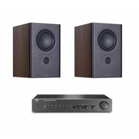   NAD C 316BEE v.2 sztereó erősítő + Mission LX-3 MKII hangfal szettben, fekete/dió 