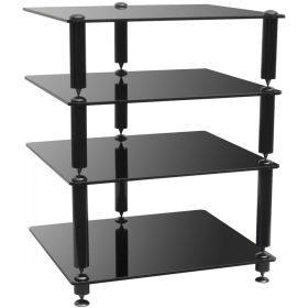 NorStone Bergen 2 Hifi készüléktartó állvány fekete 