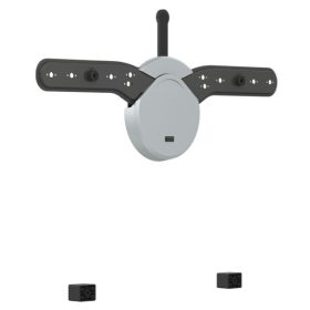 NorStone Skye F3770-GC univerzális fali TV konzol fekete