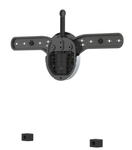 NorStone Skye F3770-GC univerzális fali TV konzol fekete