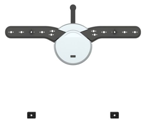 NorStone Skye F3770-GC univerzális fali TV konzol fekete