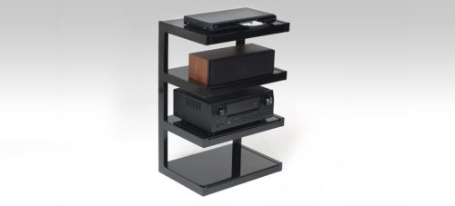 NorStone Esse Hifi készüléktartó állvány fekete  