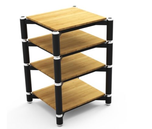 NorStone Spider Base Bamboo audiofil készüléktartó állvány 
