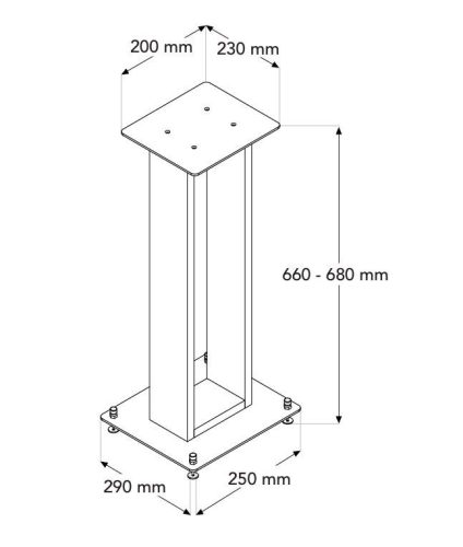NorStone Alva Plus hangfal állvány 