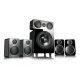 Pioneer VSX-935-B 7.2 erősítő + Wharfedale DX-3 5.1 hangfalszett - fekete/fekete