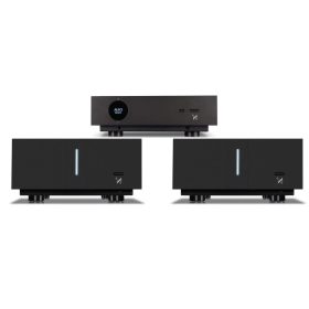   Quad Artera Pre előerősítő + 2 db Artera Mono végerősítő, szettben - fekete