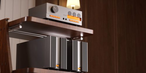 Quad 303 sztereó/mono végerősítő - szürke