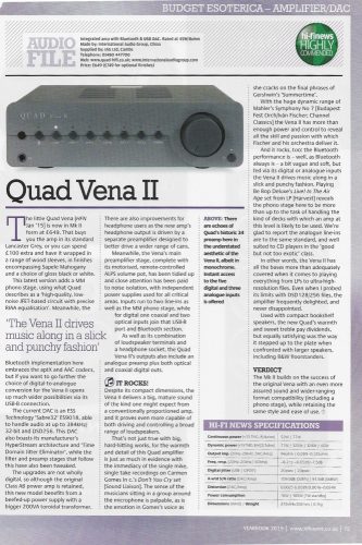 Quad Vena II sztereó erősítő - Lancaster szürke  