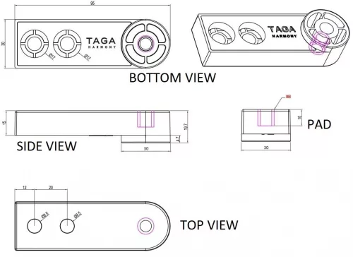 Taga Harmony TAV-807F - fekete