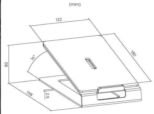 Taga Harmony TSS-20D asztali hangsugárzó tartó(pár) - fekete