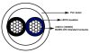 Taga Azure 12-2C szerelt hangsugárzó kábel - 2x2,5M 