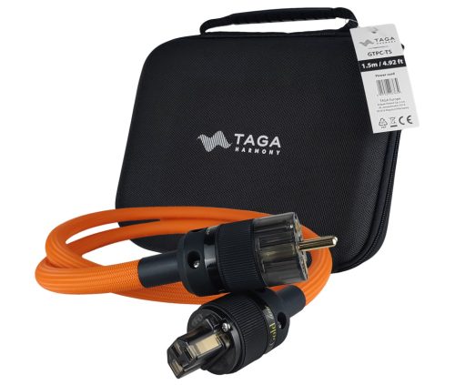 Taga Harmony GTPC-TS Gold hálózati kábel - 1,5M - Bevezető Ár!