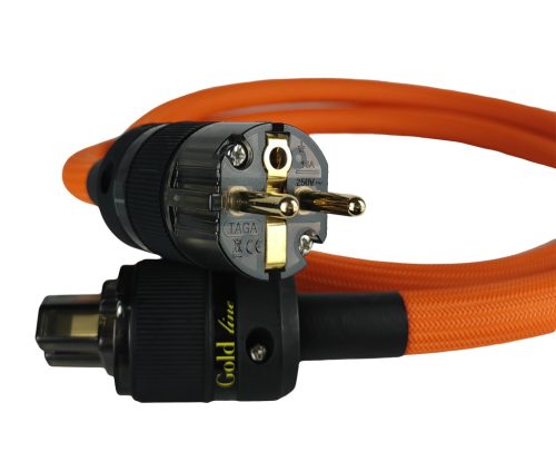 Taga Harmony GTPC-TS Gold hálózati kábel - 1M - Bevezető Ár!