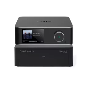   Tangent PowerAmpster III  + WiiM Ultra, szettben - fekete/sötét szürke