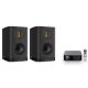 WiiM AMP ULTRA hálózatképes sztereó erősítő  + Wharfedale Evo 5.1 hangfal, szettben - szürke /fekete