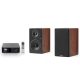 WiiM AMP ULTRA hálózatképes sztereó erősítő  + Elipson Prestige Facet II hangfal, szettben - szürke /fekete
