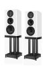 Wharfedale AURA 2 -hangfal + EVO 5.2 Stand állvány, szettben - fehér/fekete