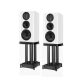 Wharfedale AURA 2 -hangfal + EVO 5.2 Stand állvány, szettben - fehér/fekete