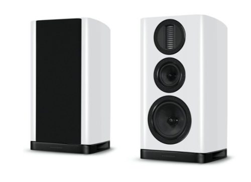 Wharfedale AURA 2 -hangfal + EVO 5.2 Stand állvány, szettben - fehér/fekete
