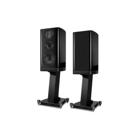   Wharfedale AURA 2 hangfal + Aura 2 Stand állvány, szettben - fekete/fekete
