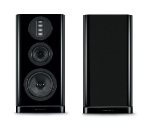 Wharfedale AURA 2 hangfal + Aura 2 Stand állvány, szettben - fekete/fekete