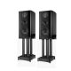 Wharfedale AURA 2 hangfal + EVO 5.2 Stand állvány, szettben - fekete/fekete