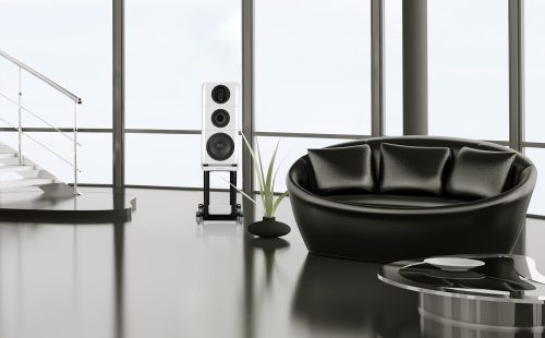 Wharfedale Elysian 2 + állvány, szettben - fehér/fehér