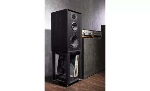 Wharfedale LINTON Heritage + állvány, szettben - fekete  