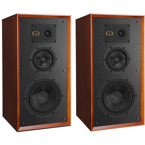 Wharfedale SUPER LINTON hangfal + állvány, szettben - Mahagóni 