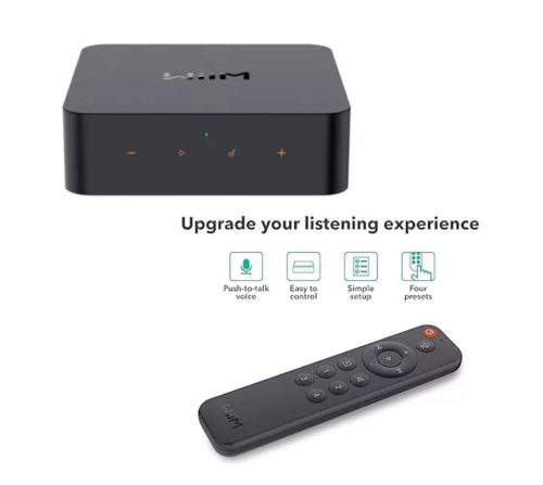 WiiM Pro hálózati audio lejátszó + WiiM Remote távvezérlő, szettben 