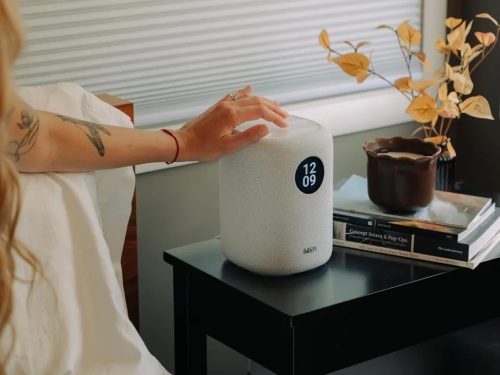 WiiM Sound hálózatképes aktív hangszóró + NorStone WiiM Sound fali állvány, szettben - fehér/fehér 