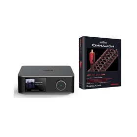   WiiM ULTRA hálózati audio lejátszó, szürke + Audioquest Cinnamon koaxiális kábel 75 cm, szettben
