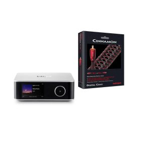   WiiM ULTRA hálózati audio lejátszó, ezüst + Audioquest Cinnamon koaxiális kábel 75 cm, szettben