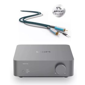   WiiM Vibelink AMP sztereó végerősítő szürke  + NorStone Skye RCA kábel 60 cm, szettben  